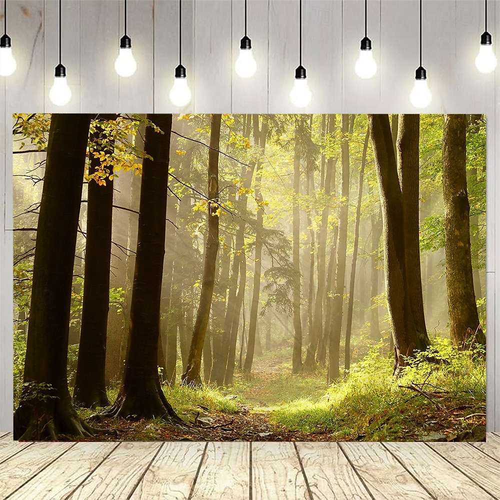 skog växt landskap hängande gobeläng väggkonst stor gobeläng väggmålning dekor fotografi bakgrund filt gardin hem sovrum vardagsrum dekoration 2025 - $13.99 –P2