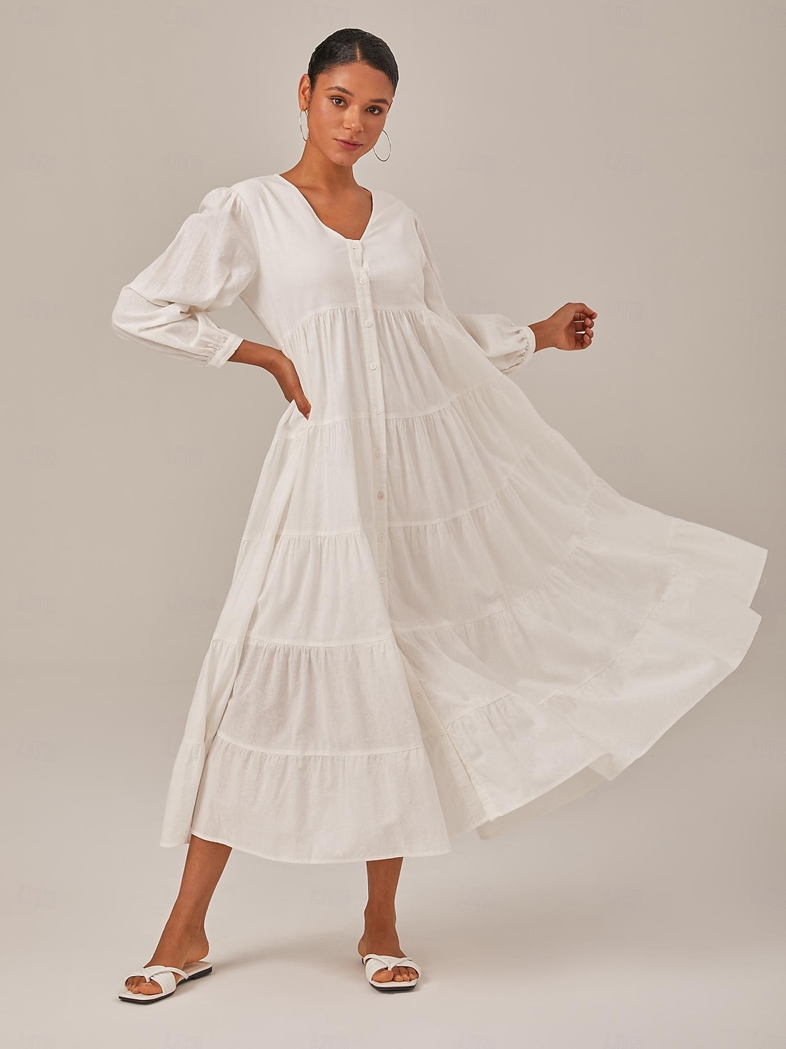 Жен. Женский Черный Лето Весна Осень Элегантный стиль Отпуск Один размер 2026 - $14.99 –P2