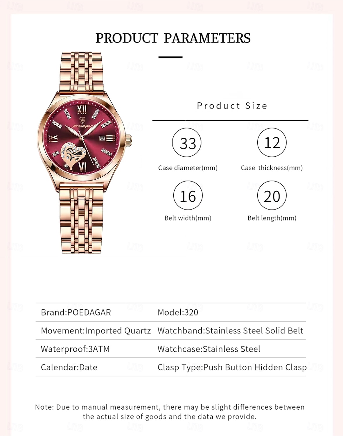 Women Quartz Watch Wrist Watch Retro Vintage Luminous Calendar Waterproof Stainless Steel Strap Watch 2025 - $38.99 –P5