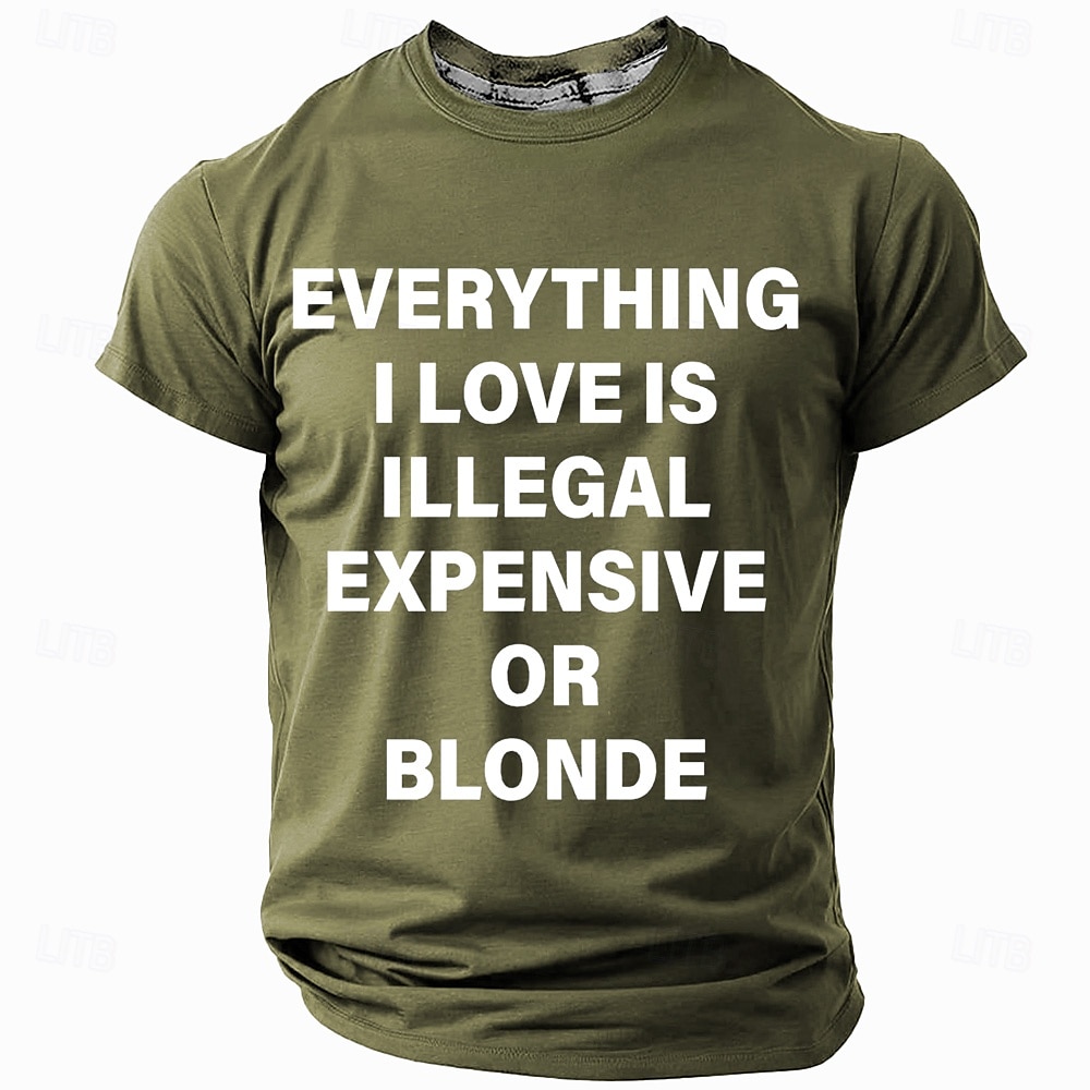 Herr Rolig Slang T-shirt Kortärmad T-shirt 3D-tryck Rund hals Skjorta Mode Dagligen Gata Ledigt Dagligen Svart Rubinrött Blå Sommar Vår Kläder S M L XL XXL XXXL 2025 - $17.99 –P1