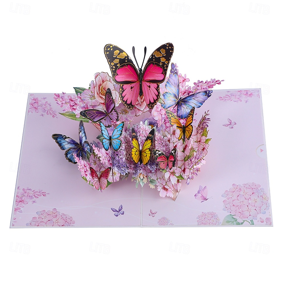 fluture 3d vibrant  & felicitare pop-up cu margarete cel mai bun cadou pentru mama, felicitare cu buchet de flori de ziua mamei, aprecierea profesorului, ziua de nastere, felicitare de multumire 2026 - $12.99 –P5