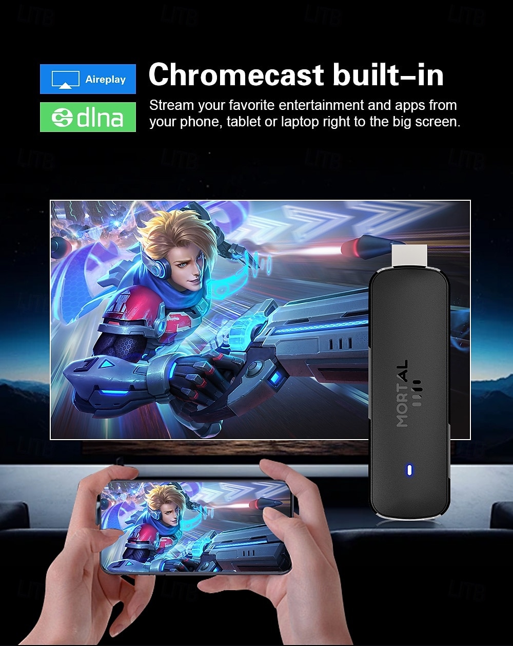 Android 14 Smart TV Stick 4K HDR10 Voice Remote Dual Band WiFi Bluetooth H313 Streaming Media Player 2025 - $63.99 –P10