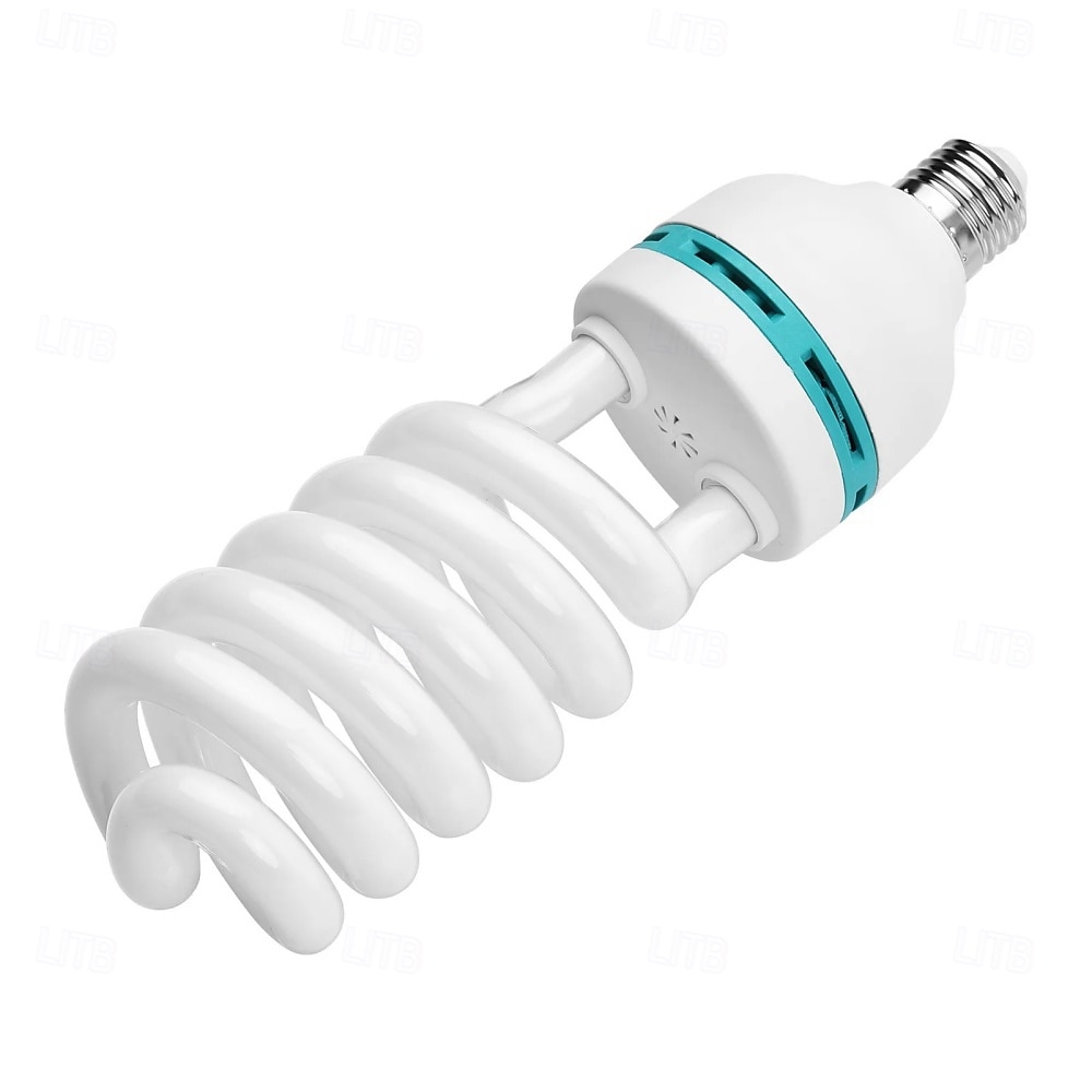 45W CFL Spiral Compact Fluorescent Light Bulb 200 Watt Equivalent 5500K Pure White Balance Daylight for Photography Video Studio Lighting 1pc 2025 - $40.99 –P1