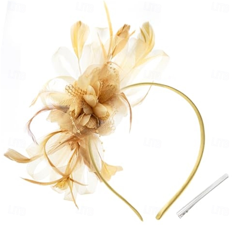 Elegante Derby Copricapo affascinante Gentildonna Costume Per donna Carnevale Feste Derby Ricevimento di matrimonio Adulti Fascinator Primavera & Estate del 2026 a $52.99 –P11