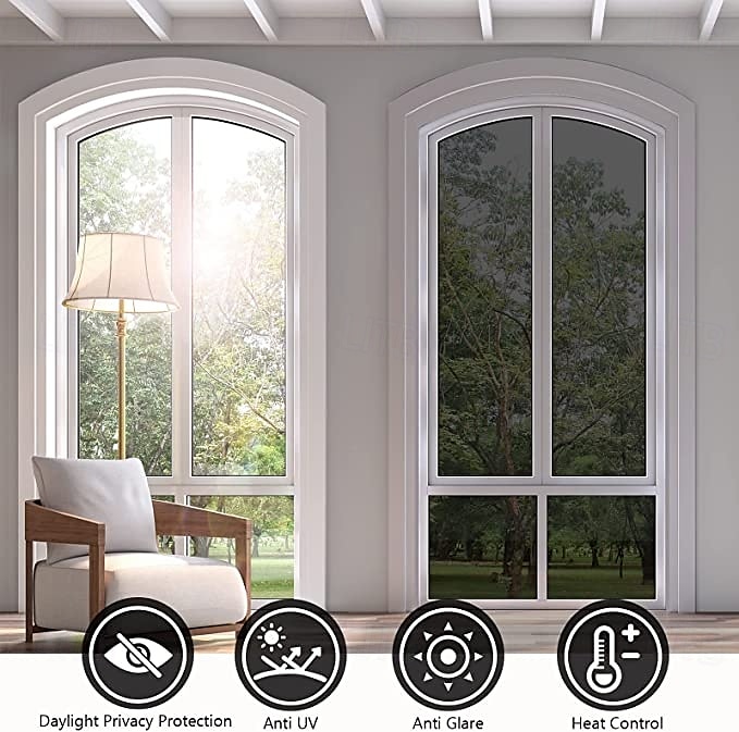 Window Film, Privacy Glass Sticker for Heat Insulation, Anti-Peeping Sunshade, UV Protection for Balcony and Home 2025 - $7.99 –P10