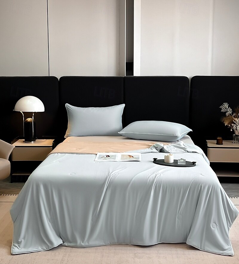 Lätt kylande täcke komforter Tencel Lyocell fiber för sommar lätt skötsel naturligt andningsbar och kylande 2025 - $59.99 –P1