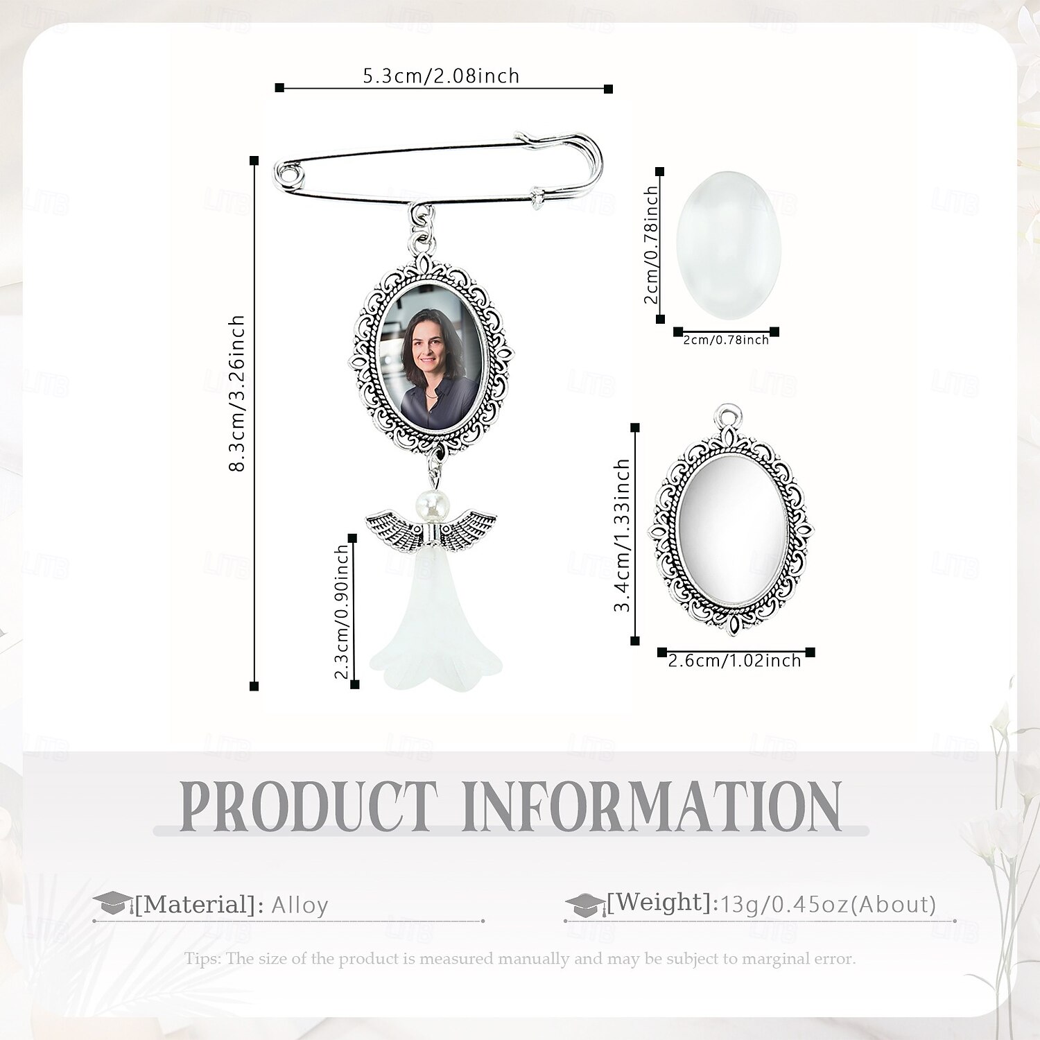 broche de alfinete de formatura personalizado, pingente de foto personalizado, melhor presente de condolências para formatura de casamento, aniversário ou aniversário, ideal para amigos e familiares de 2025 por $9.99 –P4
