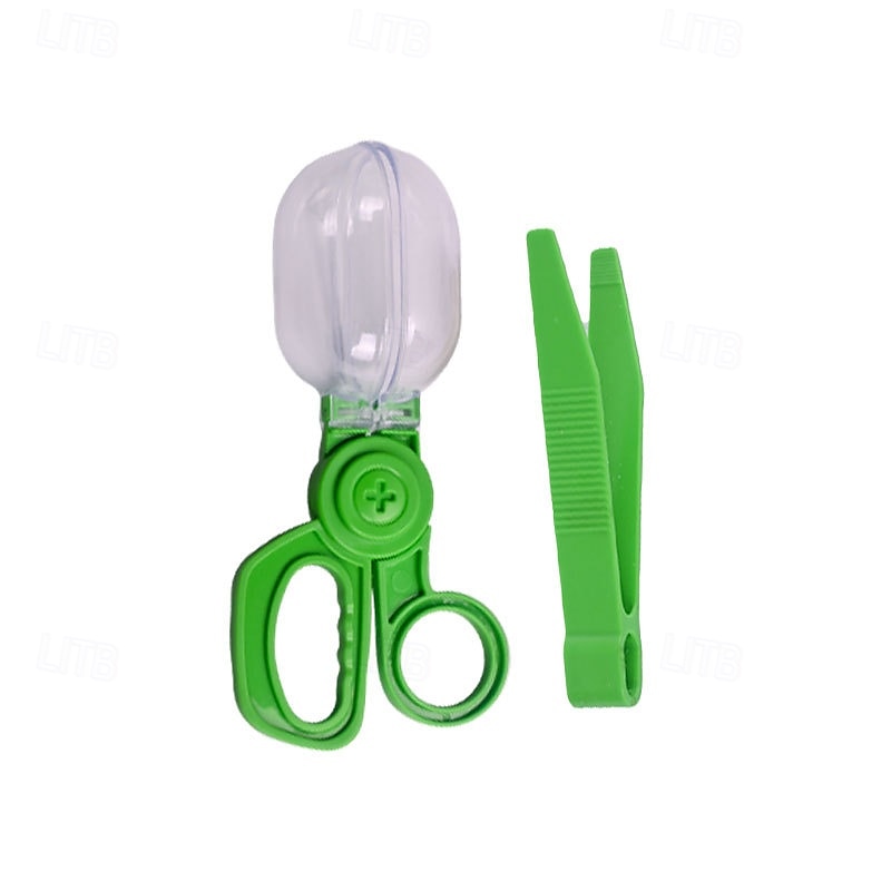 capsula per insetti per bambini, clip trasparente, forbici, clip per catturare insetti, pinzette di plastica, pinzette a punta, accessori del 2025 a $14.99 –P6