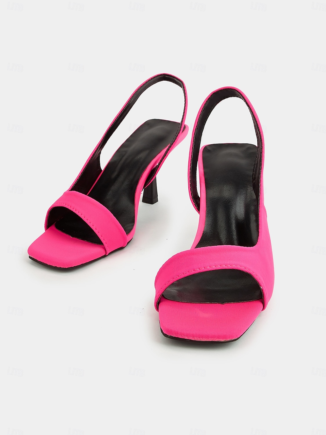 Escarpins à bride arrière rose vif pour femmes – sandales à bout ouvert audacieuses pour des rendez-vous décontractés et séduisants de 2025 ? $26.99 –P4