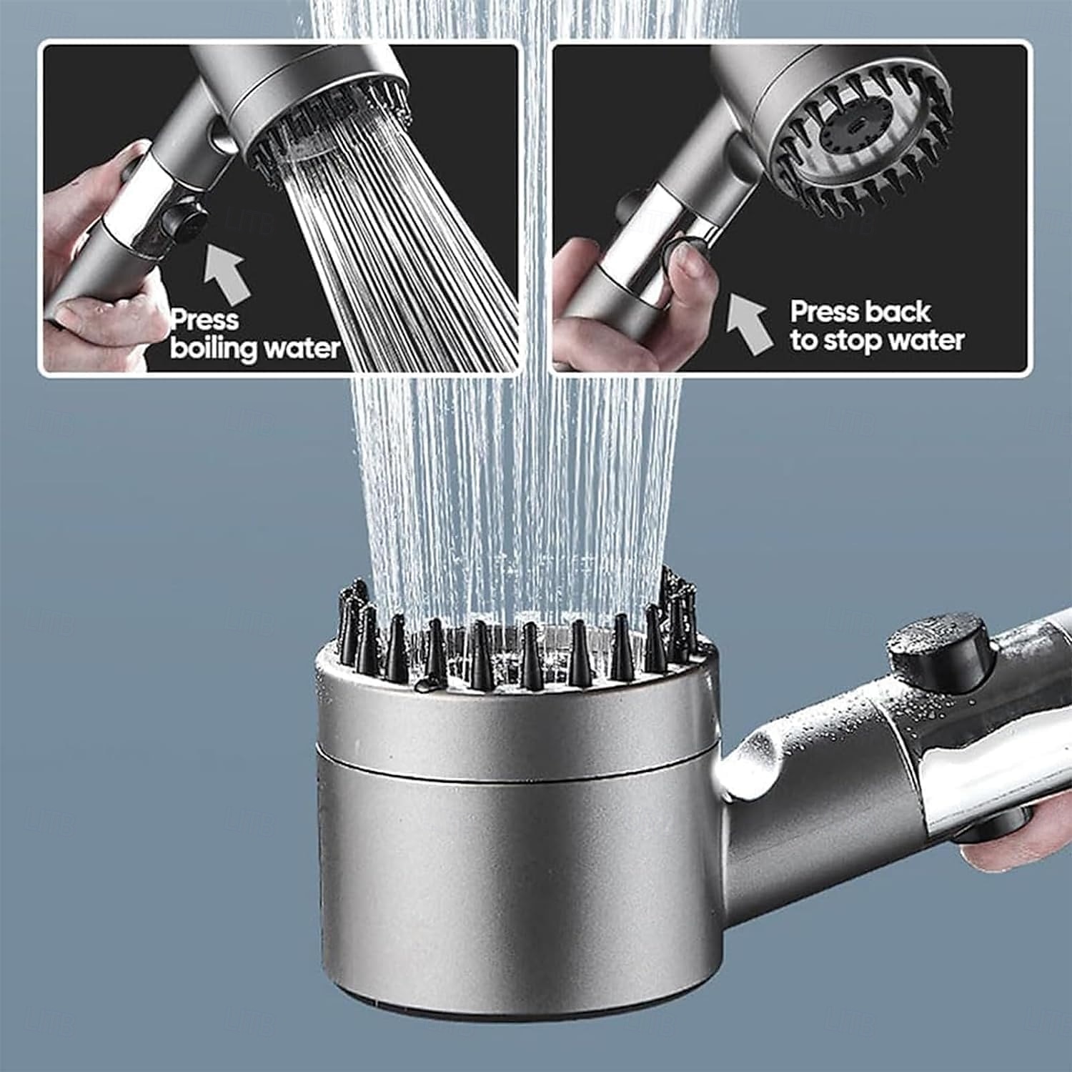 Ion Drops Filtered Showerhead with Hose, Filtered High Pressure Shower Heads with Handheld-Detachable Massage Shower Heads with Replacement-Cotton Filters 2025 - $29.3 –P2