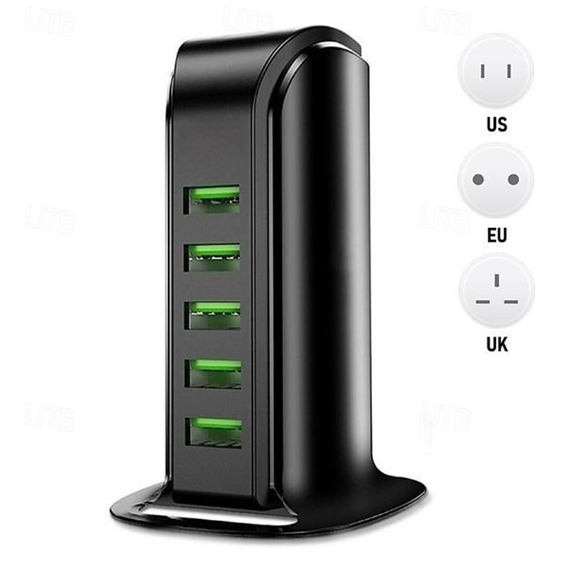USB 3.0 USB C Hubok 5 Portok 5 az 1-ben USB Hub val vel USB2.0*3 5V / 3A Power Delivery Kompatibilitás Okostelefon 2025 - $19.99 –P13