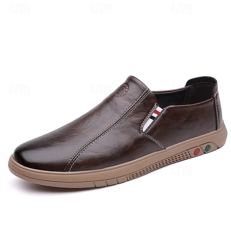 Herren Slipper aus Kunstleder – stylische Freizeitschuhe für Business, Büro und Alltag 2026 - $46.99 –P3