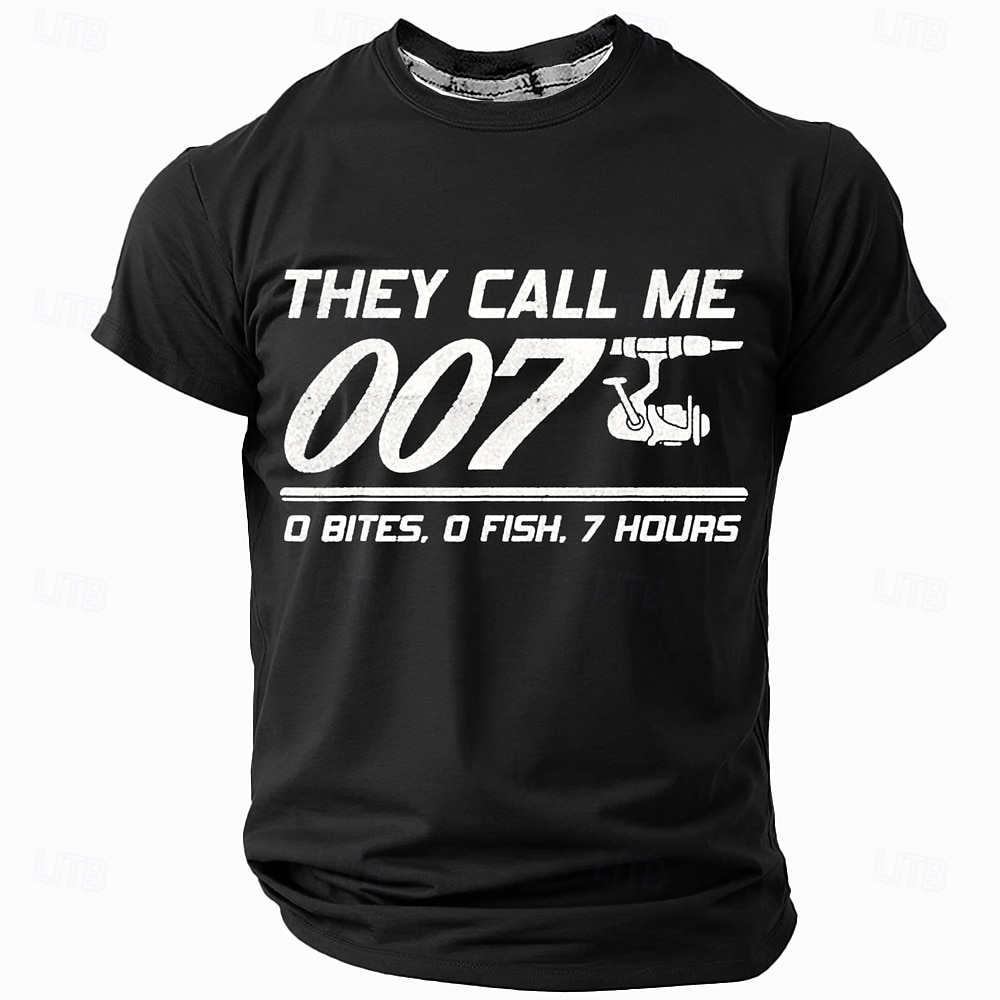 Hombre Pesca Argot divertido Camiseta Manga Corta Camiseta Impresión 3D Cuello Barco Camisa Moda Diario Casual Calle Casual Diario Negro Rojo Azul Piscina Verano Primavera Ropa S M L XL XXL XXXL 2025 - $17.99 –P4