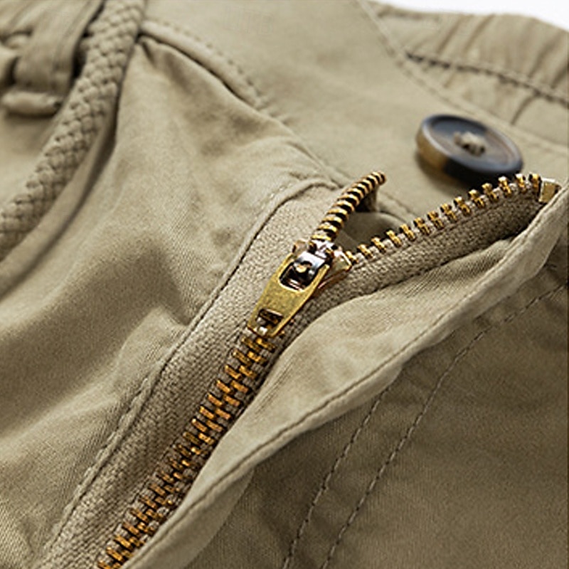 Per uomo Pantaloncini cargo Shorts Pantaloncini Estivi Coulisse Elastico in vita Multi-tasche Semplice Comodità Indossabile Lunghezza al ginocchio All'aperto Sport Quotidiano Moda Casual Nero Cachi del 2025 a $34.99 –P5
