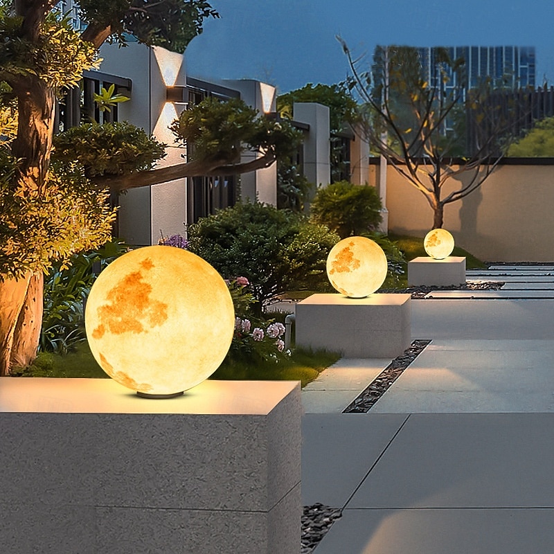 Luminárias de parede externas de LED, branco quente, simplicidade, IP65 à prova d'água, para jardim, caminho, varanda, quintal, estilo moderno, luminárias de chão para gramado. de 2026 por $179.99 –P5