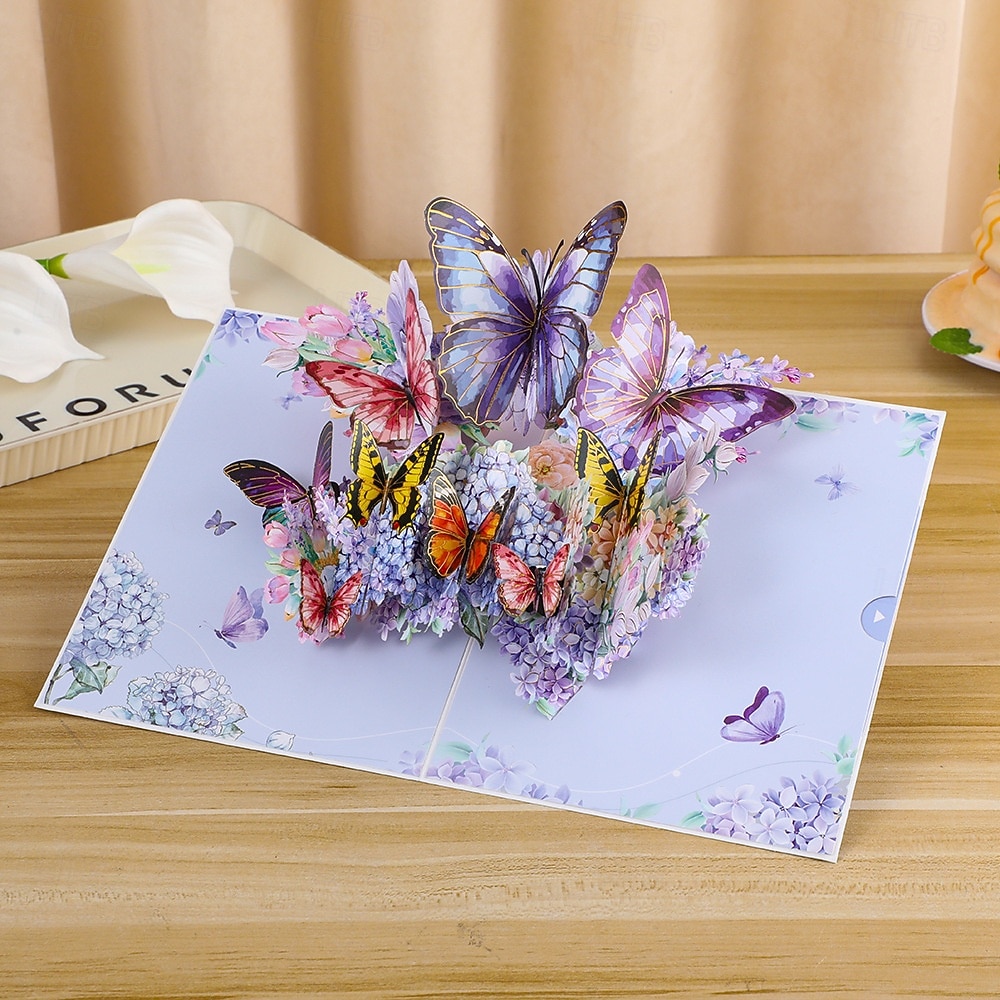 fluture 3d vibrant  & felicitare pop-up cu margarete cel mai bun cadou pentru mama, felicitare cu buchet de flori de ziua mamei, aprecierea profesorului, ziua de nastere, felicitare de multumire 2026 - $12.99 –P8