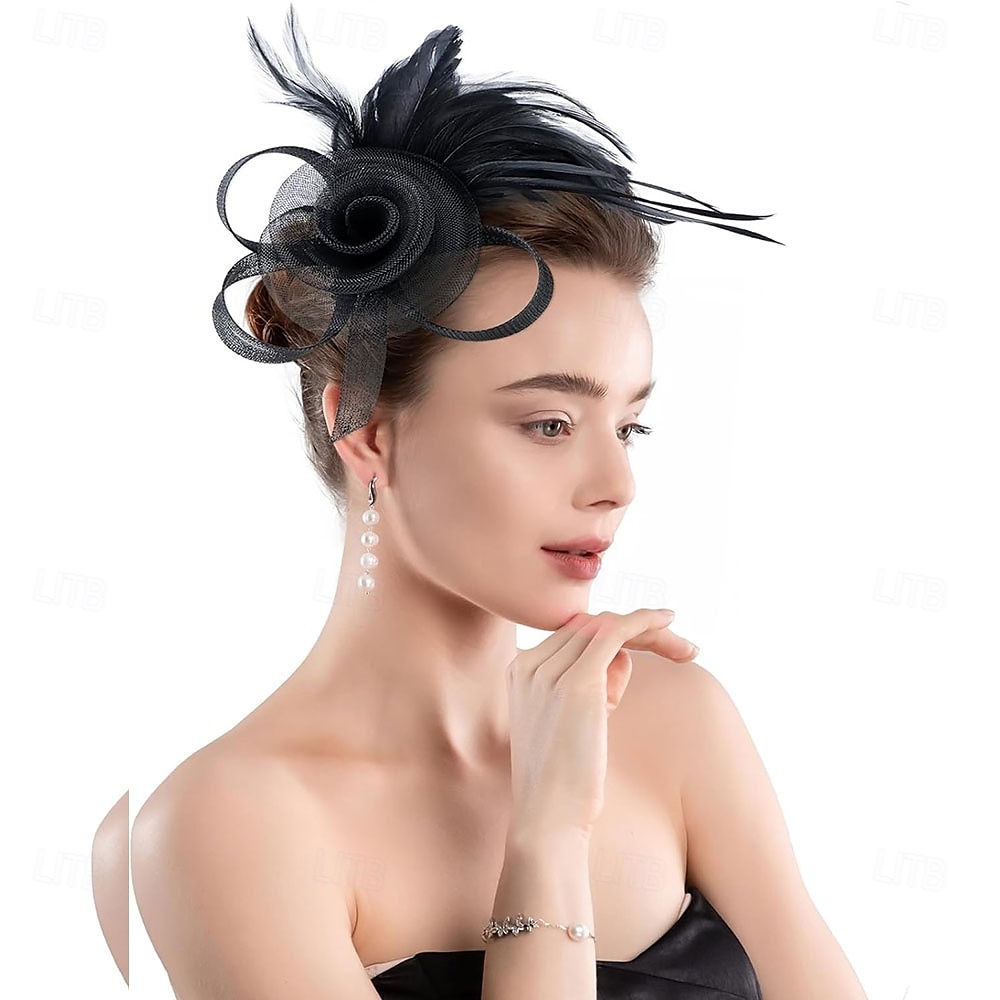 fascinators hatter for kvinner kentucky derby hatter for kvinner teselskap hatter for kvinner kentucky derby antrekk 2025 - $32.99 –P15