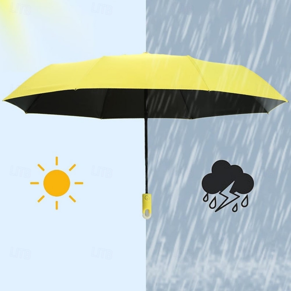 Parapluie de protection UV, parapluie automatique à trois volets avec boucle, parapluie de voyage coupe-vent pour l'été, parapluie compact à ouverture et rétractation automatique pour les affaires et de 2025 ? $15.49 –P7