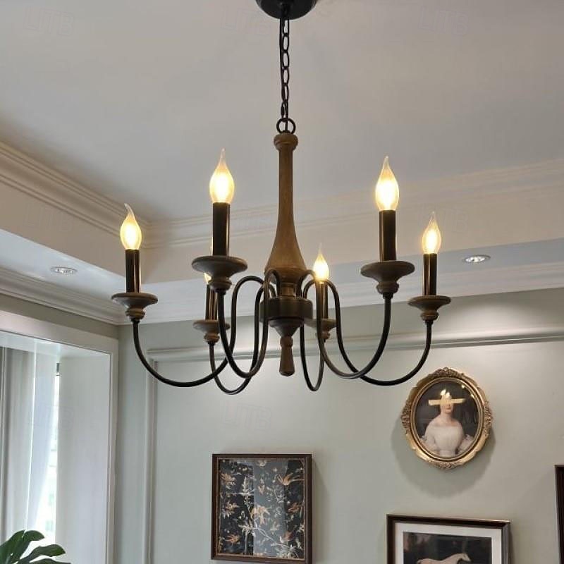 Lampadari a sospensione a LED per isola cucina 60*47cm, lampadari a 6/8 teste, lampadari moderni da ingresso, stile fattoria, appesi al soffitto sopra il tavolo, bianco caldo. del 2025 a $398.19 –P1