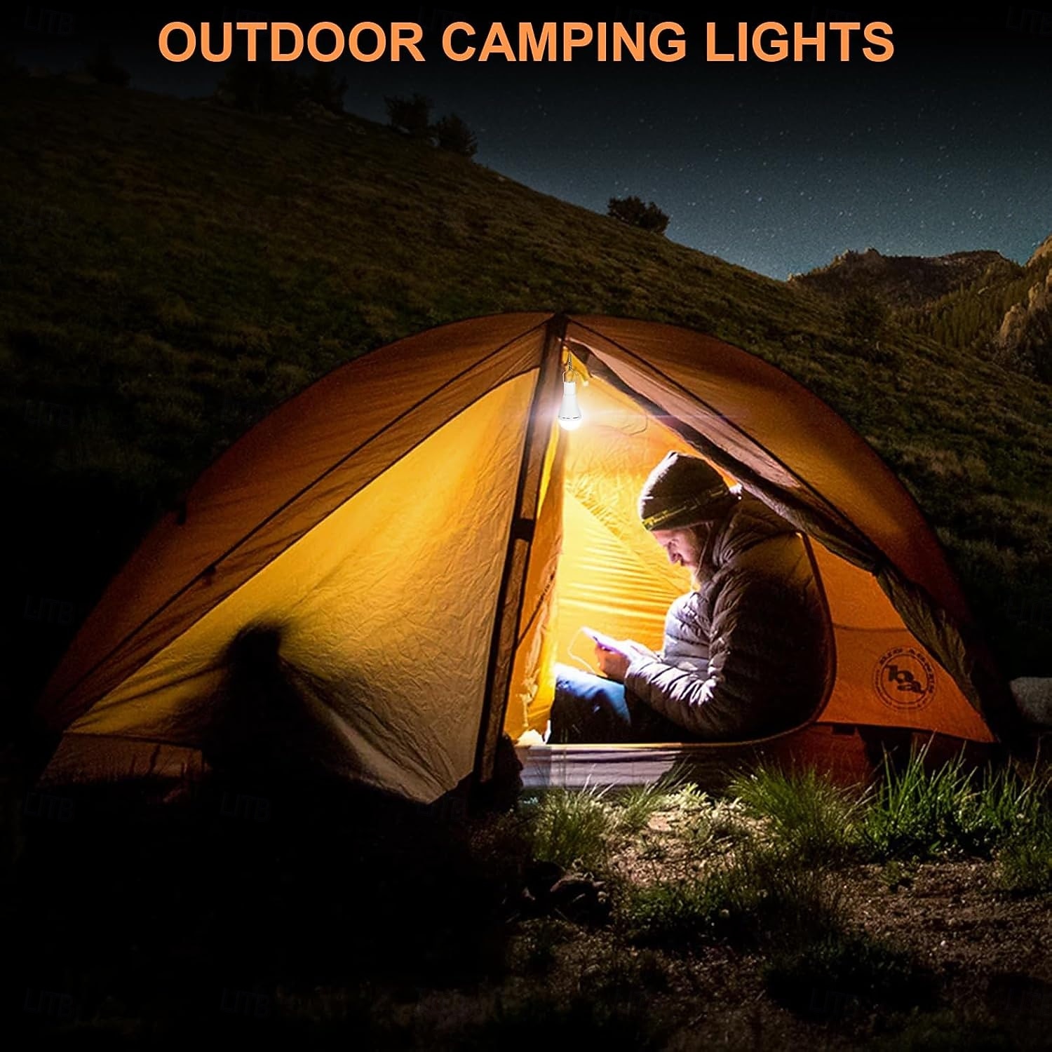 2 шт. 9 Вт портативный зарядный шаровой плафон для освещения кемпинга аварийный светильник с дистанционным управлением для освещения походной палатки 2026 - $29.99 –P12