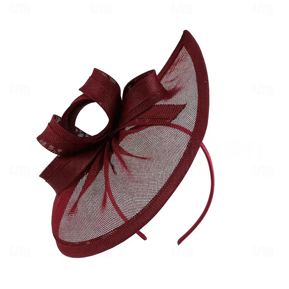 Copricapo fedora di lino matrimonio festa serale tea party corsa dei cavalli cocktail vintage carino con copricapo floreale del 2026 a $17.49 –P10