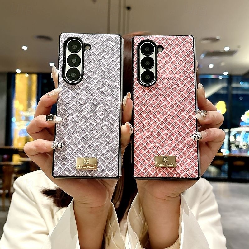 τηλέφωνο tok Για Samsung Galaxy Z Fold 7 Z Διπλώστε 6 Z Fold 5 Z Fold 4 Z Fold 3 Πίσω Κάλυμμα Ανθεκτική σε πτώσεις Ρετρό TPU PU δέρμα 2025 - $22.99 –P11