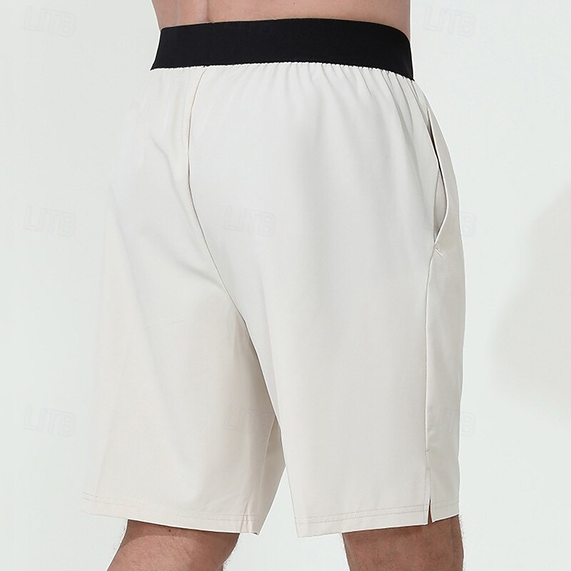 Herren Laufshorts Sommer Außen Normale Passform Atmungsaktiv Schnelltrocknend Shorts Elastischer Bund Schwarz Hellgrau Laufen Jagd Klettern S M L XL XXL 2025 - $15.49 –P6