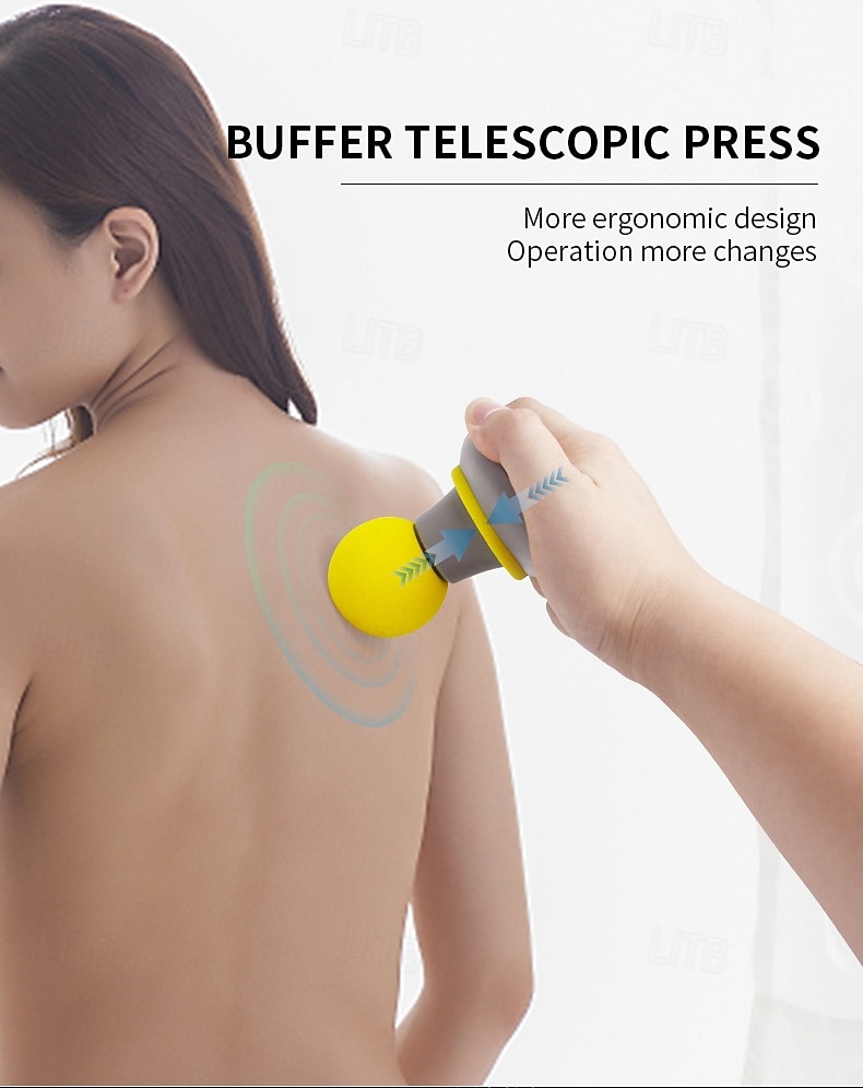 Portable Mini Massage Gun USB Rechargeable Deep Tissue Massager with Multiple Speeds for Full Body Muscle Relaxation​ 2025 - $22.99 –P15
