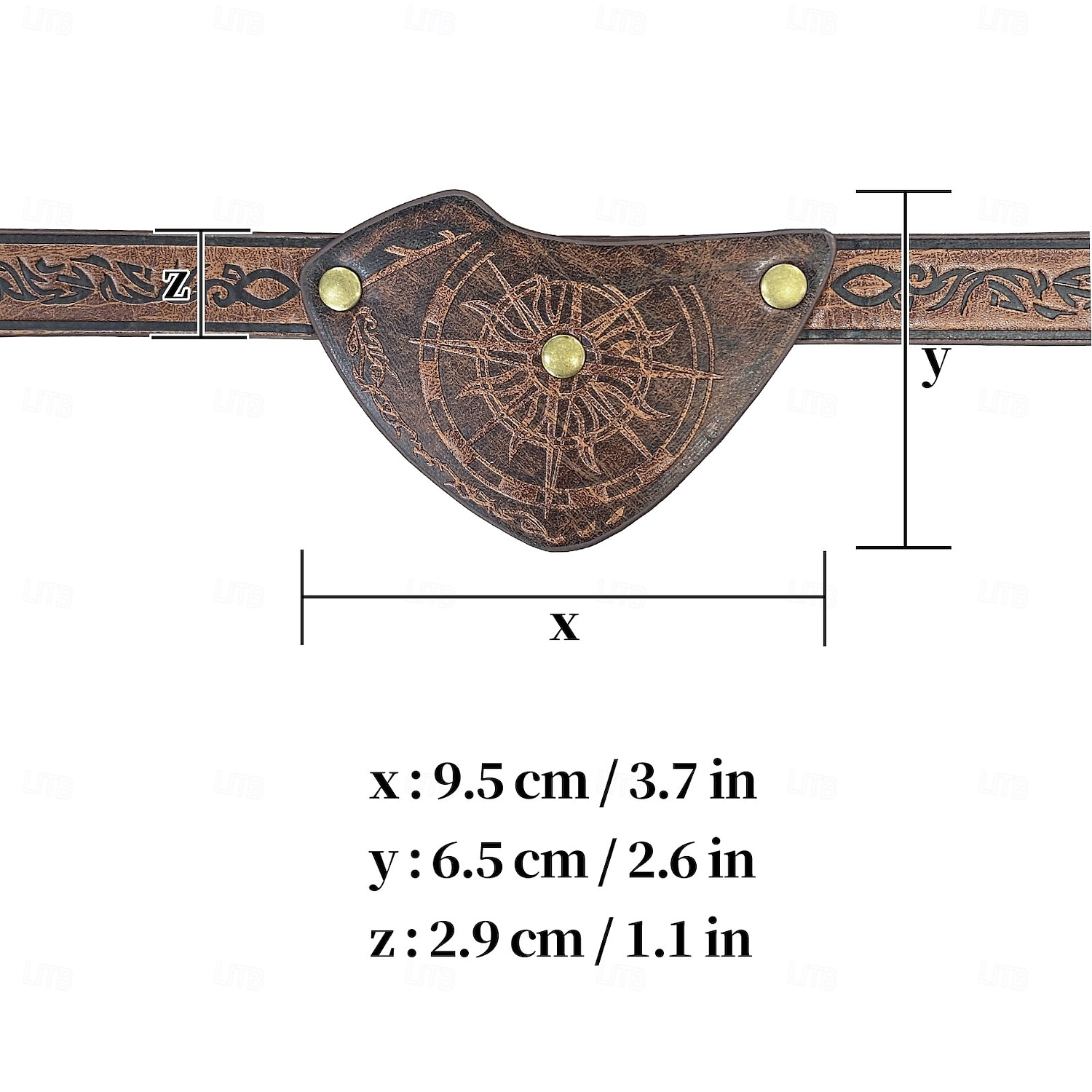 Medieval Renaissance Mask Eye Patch Pirate Viking Fancy Dress Men's Pirate Halloween Carnival Performance Party LARP Adults' Eye Mask 2026 - $13.99 –P2