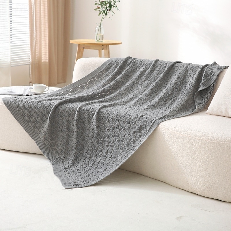 sofffilt för soffmjuk boho säng slängfilt, mysig filt för sommaren, söta lätta filtar &kastar för soffa, stol, heminredning, kvinna, man 2025 - $37.99 –P7