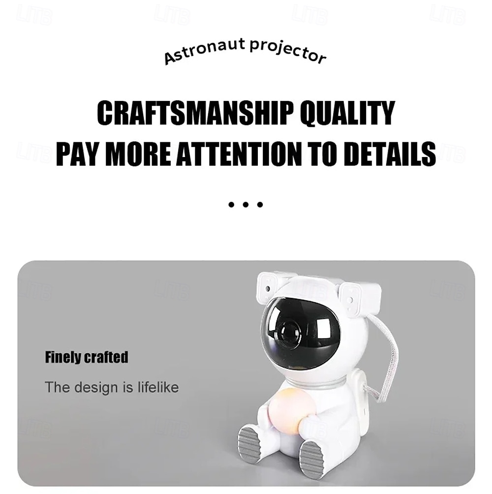Star Projector Galaxy Night Light Astronaut Space Projector Nebula Ceiling LED Lamp for Bedroom & Kids Gift 2025 - $55.99 –P17