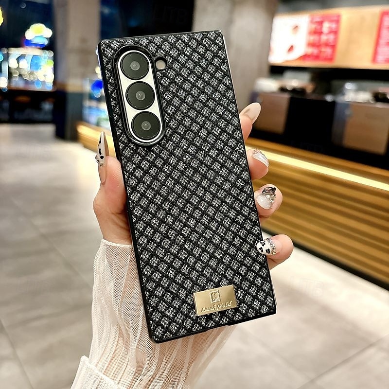 τηλέφωνο tok Για Samsung Galaxy Z Fold 7 Z Διπλώστε 6 Z Fold 5 Z Fold 4 Z Fold 3 Πίσω Κάλυμμα Ανθεκτική σε πτώσεις Ρετρό TPU PU δέρμα 2025 - $22.99 –P8