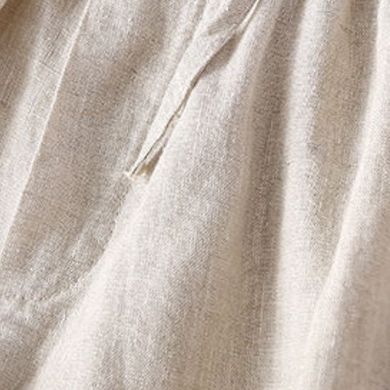 Femmes Short en coton et lin Shorts Slacks Occasionnel Court Naturel Uni Avec Poches Conception à cordon élastique Confortable Extérieur Sortir Noir Gingembre Vert Amande Été Coupe régulière de 2025 ? $14.99 –P2