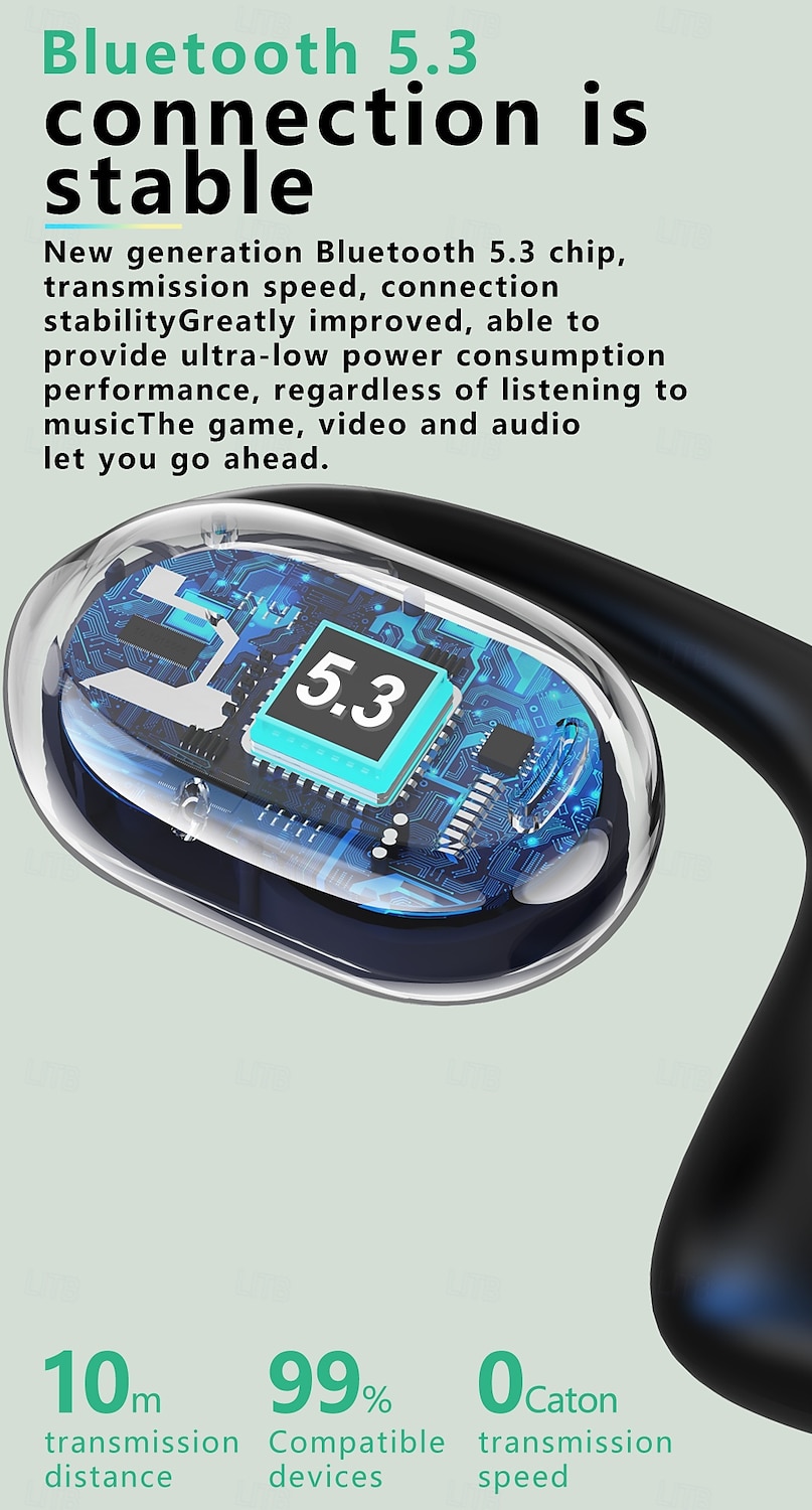 X29 Bluetooth 5.3 Hands-Free Headset Ear Hook Sports Hi-Fi with Charging Box for Fitness & Mobile Phones 2025 - $25.99 –P6