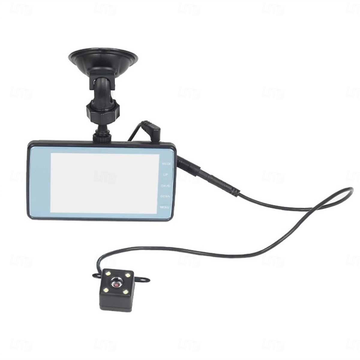 4 Inch Car DVR Dash Cam HD 1080P Video Recorder Front Rear View Camera Auto 2 in1 Recording IR Night Vision Loop Recording 2025 - $52.99 –P13