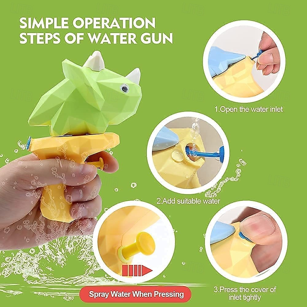Pistola ad acqua con dinosauro, giocattoli per sabbia, pistola a spruzzo, giocattoli per esterni, regali per bambini di 3, 4 e 5 anni del 2025 a $12.99 –P6