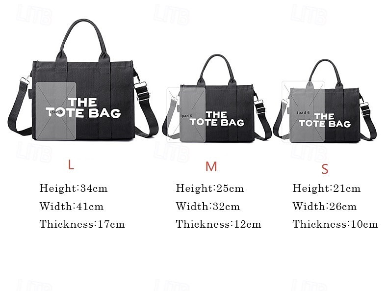 Sac fourre-tout en toile pour femme avec fermeture éclair – sac à bandoulière minimaliste pour l'école, le travail et les déplacements quotidiens de 2025 ? $26.99 –P4