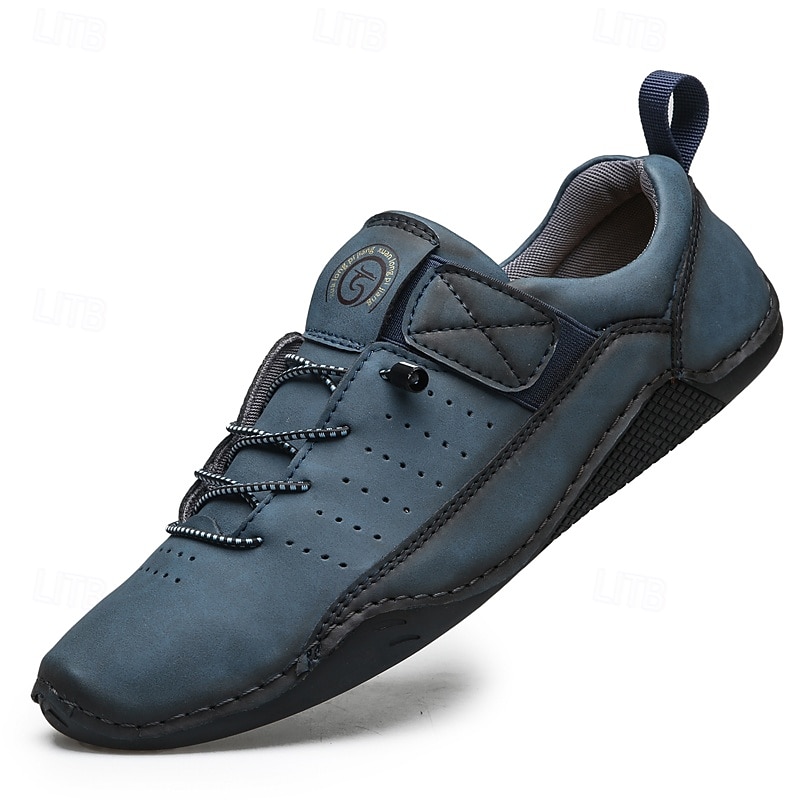 Braune Casual-Sneaker für Herren – vielseitige Schlupfschuhe aus weichem Leder für Komfort im Alltag 2025 - $42.99 –P1