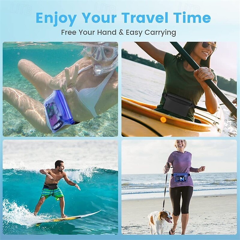 Stay Dry And Comfortable Waterproof Pouch With Adjustable Waistband For Swimming Diving Boating Fishing And The Beach 2025 - $11.49 –P6