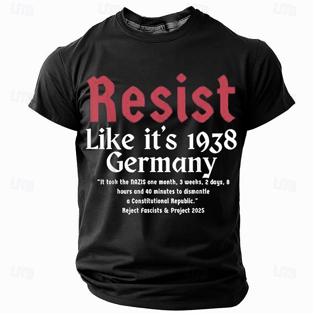 Herren Lustiger Slang T Shirt Kurzarm T-Shirt 3D-Druck Rundhalsausschnitt Rundhals Hemd Mode Täglich Basic Straße Lässig Täglich Schwarz Blau Grün Sommer Frühling Ganzjahres Bekleidung S M L XL XXL 2025 - $17.99 –P3