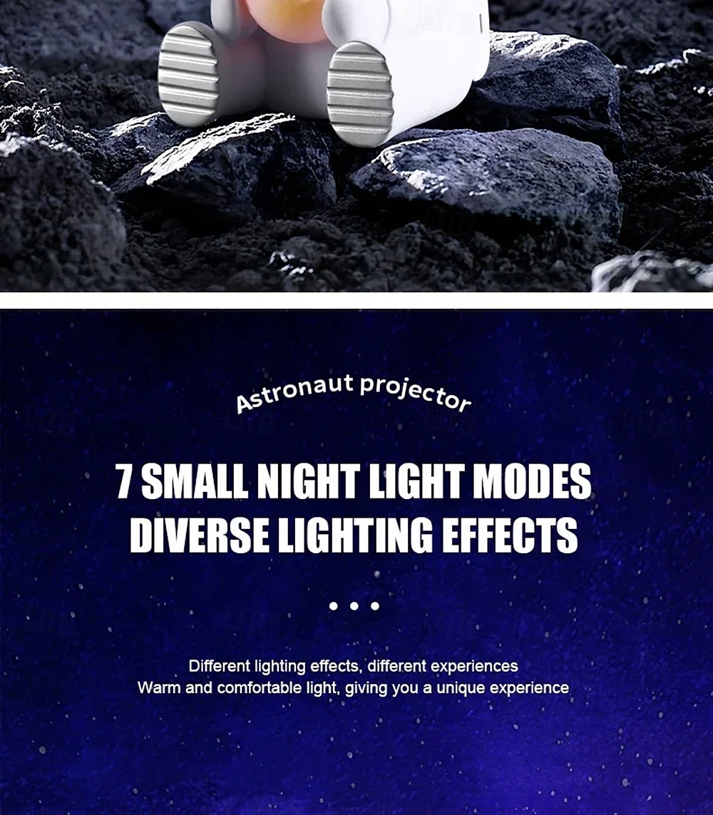 Star Projector Galaxy Night Light Astronaut Space Projector Nebula Ceiling LED Lamp for Bedroom & Kids Gift 2025 - $55.99 –P8