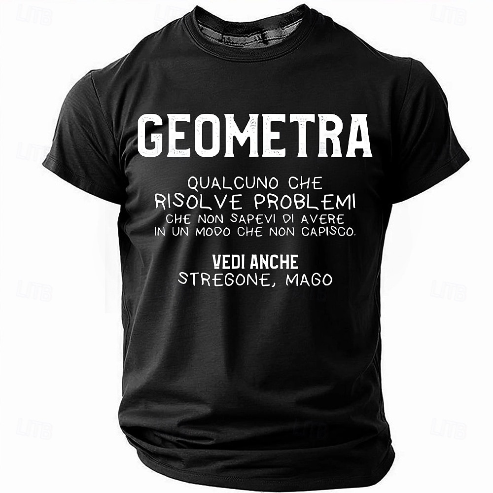 Męskie Geometrysta Podkoszulek Krótki rękaw Podkoszulek Druk 3D Półgolf Okrągły dekolt Koszula Moda Codzienny Ulica Codzienny Czarny Czerwony Niebieski Lato Wiosna Na każdy sezon Odzież S M L XL XXL 2025 - $17.99 –P2