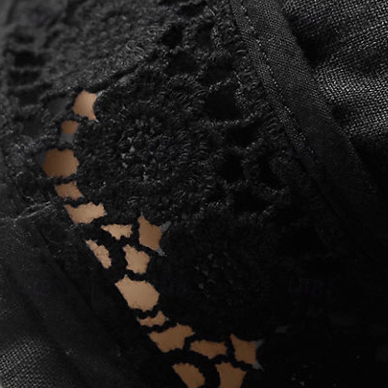Femmes Short en coton et lin Shorts Slacks Occasionnel Court Naturel Uni Avec Poches Conception à cordon élastique Confortable Extérieur Sortir Noir Gingembre Vert Amande Été Coupe régulière de 2025 ? $14.99 –P16