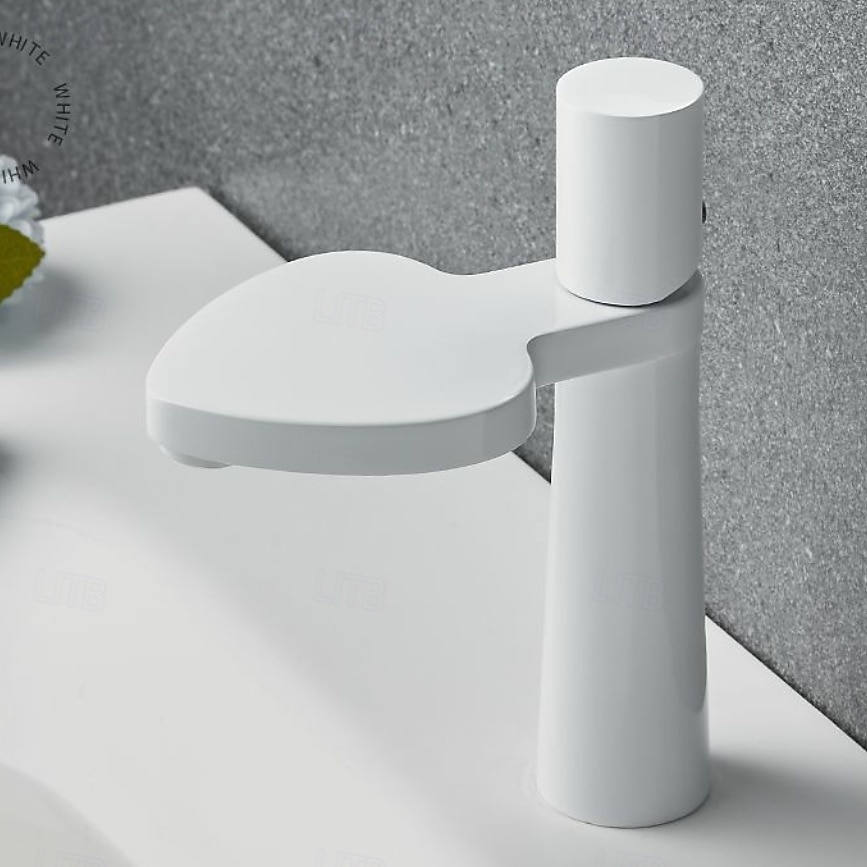 Robinet de lavabo - Cascade Électroplaqué Ensemble central Poignée unique à un trouBath Taps de 2025 ? $133.23 –P5