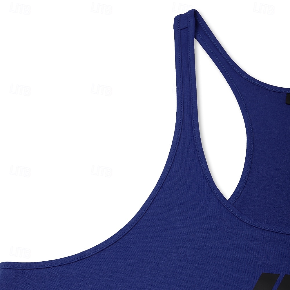 Bărbați Bluză Vestă Cămașă fără mâneci Tricou Gym Muscle Fără manșon În U Vară Simplu Modă Clasic Comfortabil Casual Sport Concediu Negru Alb Galben Top tricou pentru bărbați 2025 - AU $18.89 –P11