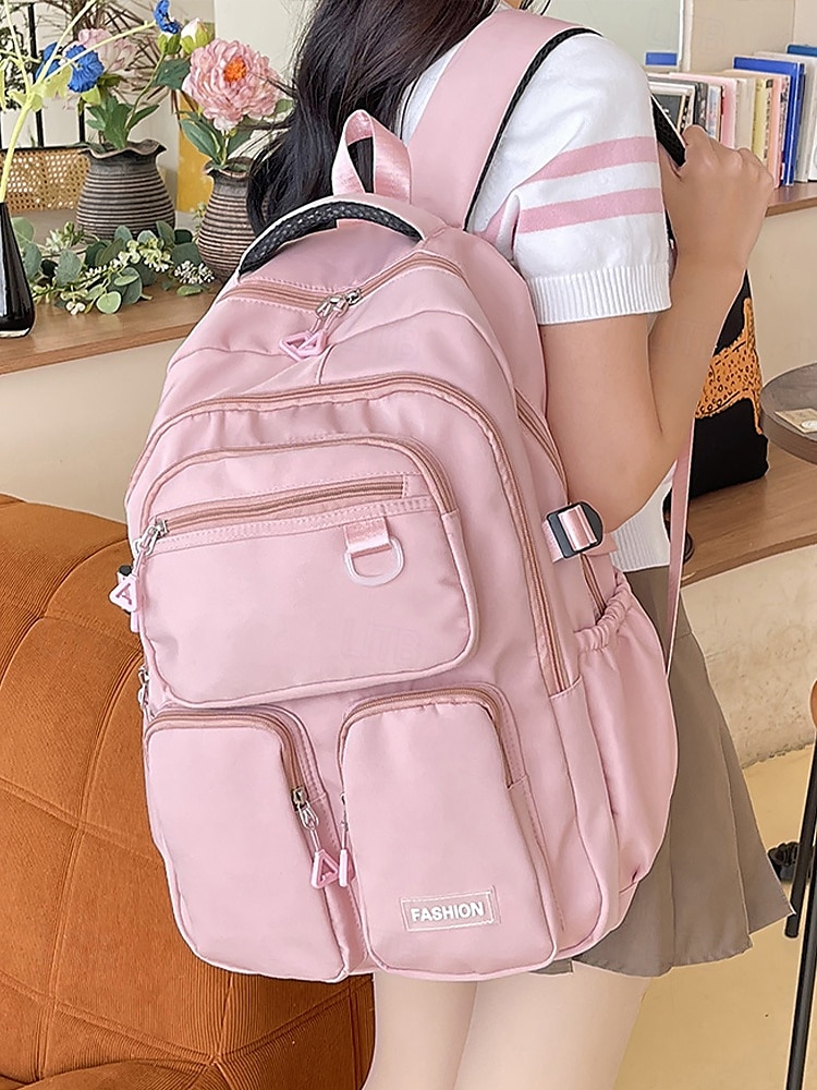 Women's Waterproof Nylon Campus Backpack with Multi-Pocket Storage - Lightweight Large Capacity College Bag for Teens to School and Daily Commuting 2025 - $32.99 –P2