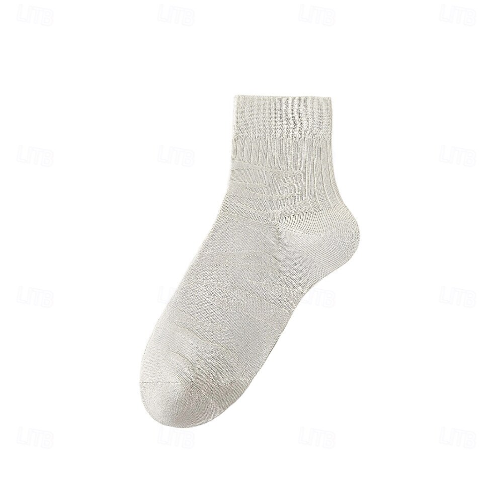 Men 1 Pair Socks Black White Color Plain School Formal Outdoor Plain Thin Summer Daily Casual 2026 - $4.49 –P15