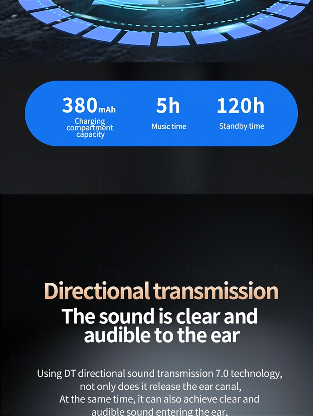 Headset Vertaler 144 Talen Intelligente Stemvertaling Real-Time Vertaling Draadloze Bluetooth 5.4 Instellingen Lage Latentie Zaken Headset 2025 - $39.99 –P5