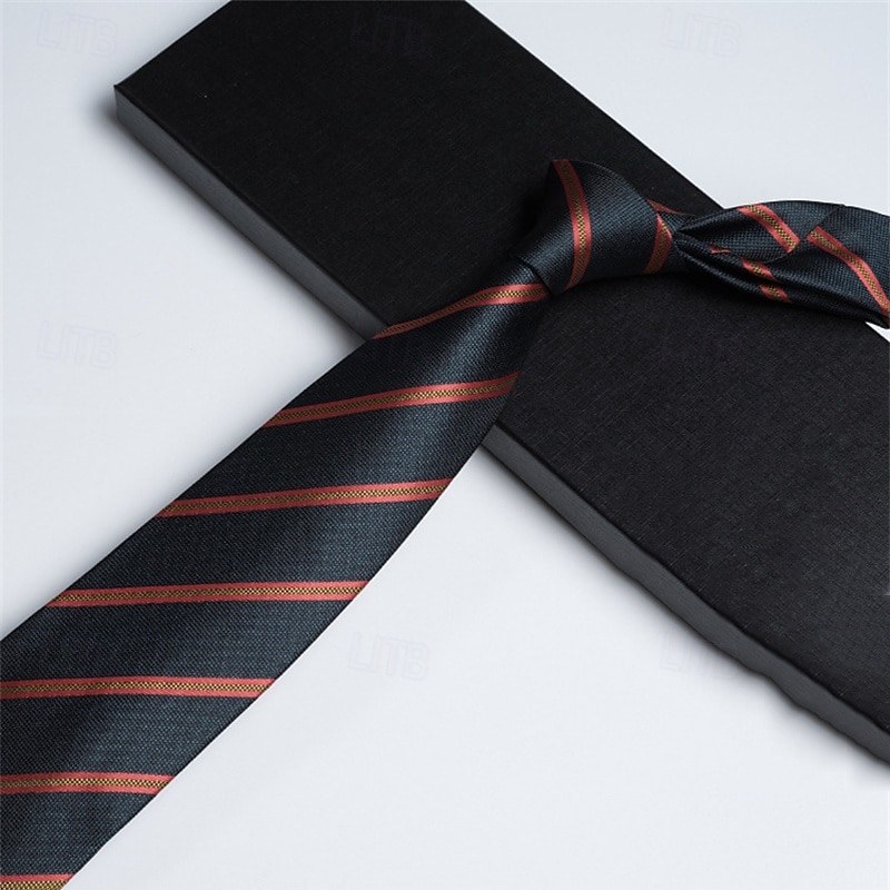 Per uomo Cravatte Moda Affari Jacquard A righe Ricevimento di matrimonio Abbigliamento quotidiano del 2025 a $5.99 –P3