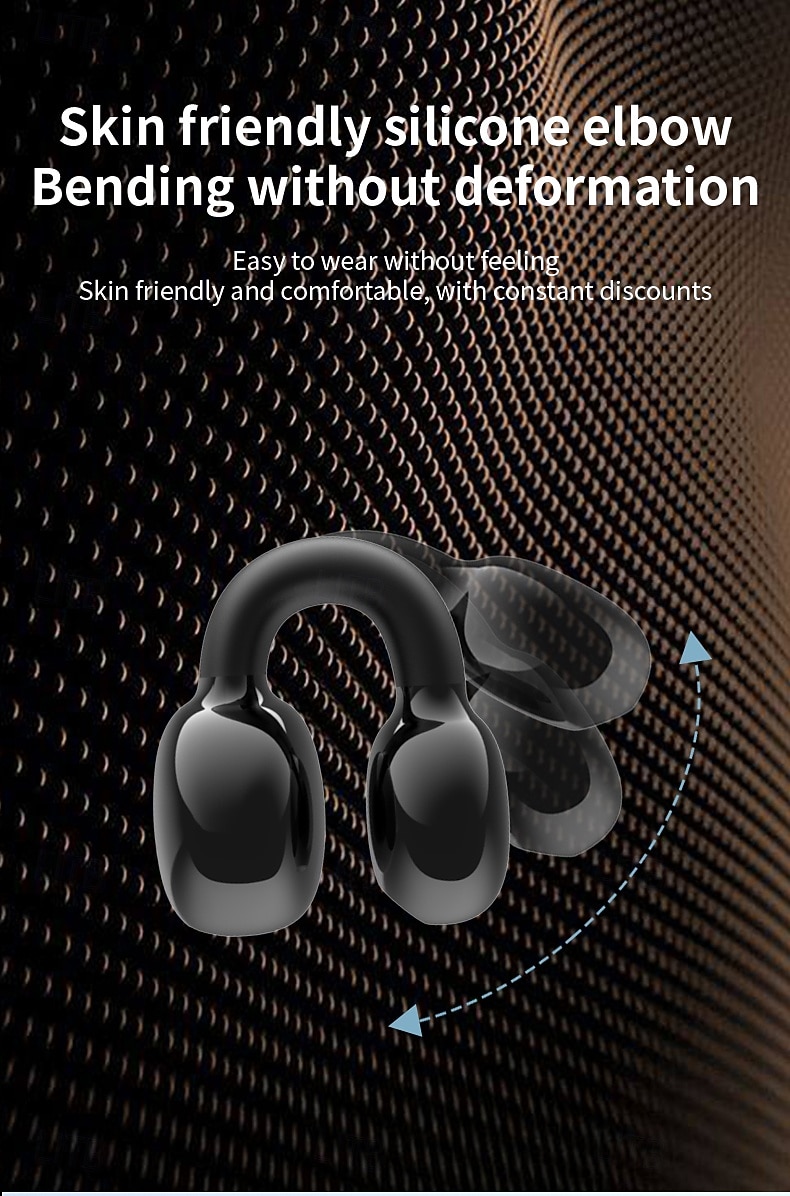 2025年 オープンイヤーワイヤレスBluetoothヘッドセット – イヤークリップデザイン、軽量で快適なフィット感、Bluetooth 5.3 ドライビング、スポーツ、日常使用に最適  コレクション – $20.99 –P7